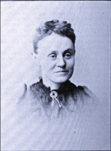 A black and white photograph of Dr Alice Turner, taken when she was 37.